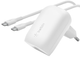 Мережевий зарядний пристрій Belkin 20 Вт USB-C - USB-C PD PPS White (745883837601) - зображення 1