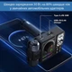 Автомобільний бездротовий FM модулятор / трансмітер з Bluetooth 5.3 та швидкою зарядкою Dual PD 30 Вт, чорний "S" (91522529) - зображення 4