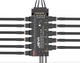 PWM хаб концентратор JEYI для вентиляторов 4pin и ARGB подсветки 3pin - изображение 2