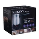 Турка электрическая кофеварка SOKANY SK-214 0.5 л электротурка для кофе 600 Вт Серебряная - изображение 3
