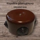 Коробка розподільна накладна керамічна Electraline вінтажна ретро 78мм коричнева (70199) - зображення 1