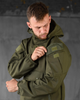 Тактическая демисезонная куртка анорак SoftShell 2XL олива (88917) - изображение 5