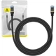 Мережевий кабель Baseus High Speed CAT7 10Gigabit Ethernet Cable (Braided Cable) 1.5m (B0013320B111-02) Cluster Black - зображення 7