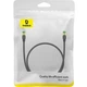 Мережевий кабель Baseus High Speed CAT8 40Gigabit Ethernet Cable (Braided Cable) 0.5m (B0013320C111-00) Cluster Black - зображення 8