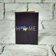 Обкладинка для ID паспорта Home Ukraine обкладинка на пластиковий біометричний паспорт екошкіра 6,5х9,3 см Чорна (501-21) - зображення 1