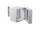 ZPAS Шафа 19", 18U, Z-CUBE, змінні бічні стінки, скляні двері, 600x600 мм, максимально 60 кг, сірий - зображення 1