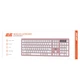 2E Клавиатура ножничная KS270 109key, WL/BT, EN/UK, розово-белый - изображение 2