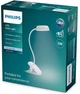 Philips Настільна лампа LED Reading Desk lamp Donutclip, білий - зображення 6