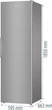 Gorenje Холодильна камера, 185x60х66, 398л, А+, електронне управління, зона св-ти, сірий - зображення 16