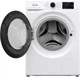 Gorenje Пральна машина фронтальна, 8кг, 1400, A+++, 55см, дисплей, інвертор, пара, Wi-Fi, білий - зображення 6