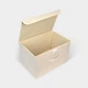 Ящик для зберігання з кришкою MBM HOME TH-07 L CREAM кремовий - зображення 5