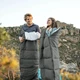 Спальный мешок Naturehike F150 NH22MSD05 левый графит 190 см (6927595797747-L) - изображение 4
