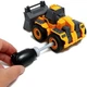 Конструктор трансформер строительная техника Mecha Dade toys робот трактор-погрузчик - изображение 4
