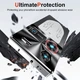 Металевий чохол Jisoo Cooling Case для ZTE nubia Z60 Ultra silver - зображення 2