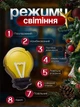 Светодиодная гирлянда новогодняя на окно штора 3х2 метра 250LED водопад на елку холодный цвет BRS + ПОДАРОК Блок питания - изображение 3