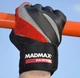 Рукавички для фітнесу MadMax MFG-568 Extreme 2nd edition Black/Red M - изображение 9