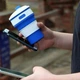 Складана силіконова термо-чашка з кришкою 350мл Collapsible Синій - зображення 2