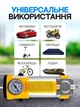 Автомобильный компрессор от прикуривателя с фонариком для подкачки колес машины, велосипеда, мотоцикла, матрасов, желтый - изображение 4