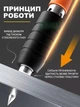 Ручний цвяховий пістолет, пневматичний нейлер для автоматичного забивання цвяхів в кейсі, помаранчевий. - зображення 7