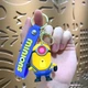 Міньйон брелок для дітей Despicable me Нікчемний Я Minion брелок для ключів, рюкзака 6,5 см - зображення 4