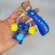 Стіч брелок Ліло та Стіч Lilo Stitch для дітей брелок іграшка на ключі, на сумку синій 6,7 см - зображення 3
