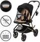 Дитяча універсальна коляска 2 в 1 Kidwell Velmont black/gold - изображение 6