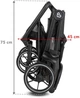Дитяча універсальна коляска 2 в 1 Kidwell Velmont gray - изображение 3