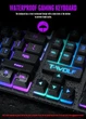 Игровой набор 2в1 TWolf TF200 (UA/ENG раскладка/RGB подсветка) Комплект клавиатура и мышь Black - изображение 8