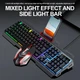 Игровой набор 2в1 TWolf TF600 (UA/ENG раскладка/RGB подсветка) Комплект клавиатура и мышь Black - изображение 9
