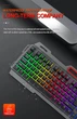 Игровой набор 2в1 TWolf TF600 (UA/ENG раскладка/RGB подсветка) Комплект клавиатура и мышь Black - изображение 11