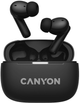 Навушники Canyon OnGo TWS-10 ANC ENC Black (CNS-TWS10B) - зображення 1