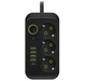 Подовжувач мережевий UA Power F09U, 4USB, Type-C, 3 розетки, 6 м, чорний - изображение 2