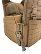 Плитоноска Plate Carrier Закритого типу GEN 2.0 панель Molle uaBronik Койот - зображення 10