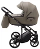 Коляска 2 в 1 Adamex Porto Light ECO шкіра 100% SA-9 темний капучино - зображення 3