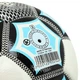 Мяч футбольный №5 CRYSTAL SOCCERMAX FB-7997 (№5, 5 сл., сшит вручную, Белый-голубой) - изображение 4