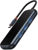 USB-хаб Baseus AcmeJoy 4-Port Type-C HUB Adapter (Type-C to USB3.0*3+Type-C PD&Data *1) WKJZ010013 Dark Grey - изображение 1