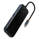 USB-хаб Baseus AcmeJoy 8-Port Type-C HUB Adapter (Type-C to HDMI*1+USB3.0*2+USB2.0*1+Type-C PD&Data*1+RJ45*1+SD/TF*1) WKJZ010613 Dark Grey - изображение 1