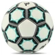М'яч футбольний №5 PU ламін. SOCCERMAX FB-8079 (№5, 5 сл., пошитий вручну, Білий-бірюзовий) - зображення 2