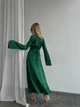 Шелковое платье JadFashion S/M зеленый 43285495 - изображение 3