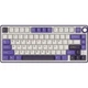 Клавіатура дротова Royal Kludge R75 75% White-purple - зображення 1