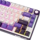 Клавіатура дротова Royal Kludge R75 75% White-purple - зображення 4
