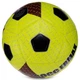 Мяч футбольный №5 PU ламинированный гибридная сшивка HYBRID SOCCERMAX FIFA FB-3124 (PU, Желтый-бордовый) - изображение 4
