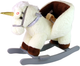 Bujak LEAN Toys Little Unicorn Rocking Horse 48 cm (5905679071700) - obraz 1