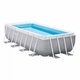 Каркасный бассейн Intex 26788 (400х200х100 см) с насосом Prism Frame Серый - изображение 1
