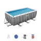 Прямокутний каркасний басейн Bestway 56722 Power Steel (412х201х122 см) - зображення 2