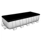 Прямоугольный каркасный бассейн Bestway 5612B Power Steel (640х274х132 см) + песочный насос, лестница, тент - изображение 4