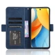 Чохол-книжка з кишеньками Deexe Wallet Stand для ZTE Nubia V60 Design - Blue - зображення 2