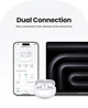 Бездротові навушники UGREEN WS206 HiTune T3 PRO навушники з активним шумопоглинанням Bluetooth 5.4 White (35725) - зображення 6