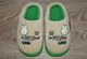 Тапочки кімнатні хутряні дитячі Cream family D279-1 33-34 (21 см) бежеві з зеленим - зображення 3