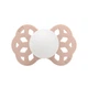Пустушка BIBS симетрична Infinity Silicone Symmetrical size 1 (0-6 m), Blush GLOW - изображение 1